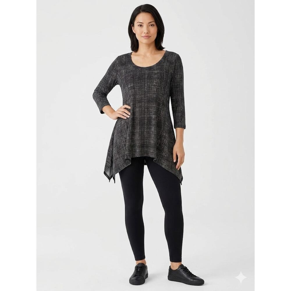 CHAUS Women Tunic Top Large Rayon Spandex